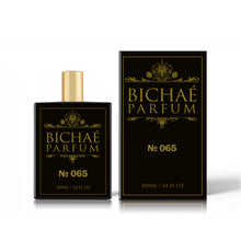 Load image into Gallery viewer, Bichaé No. 065 100ml bottle - Long lasting unisex fragrance with notes of Lavender, Leather, and Vanilla.
